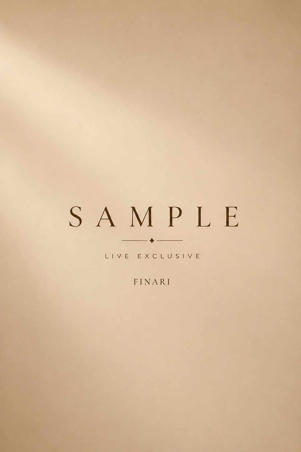 FINARI Live Sample